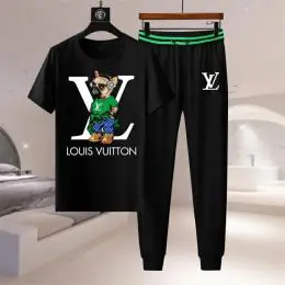 louis vuitton lv survetements manches courtes pour homme s_1227222